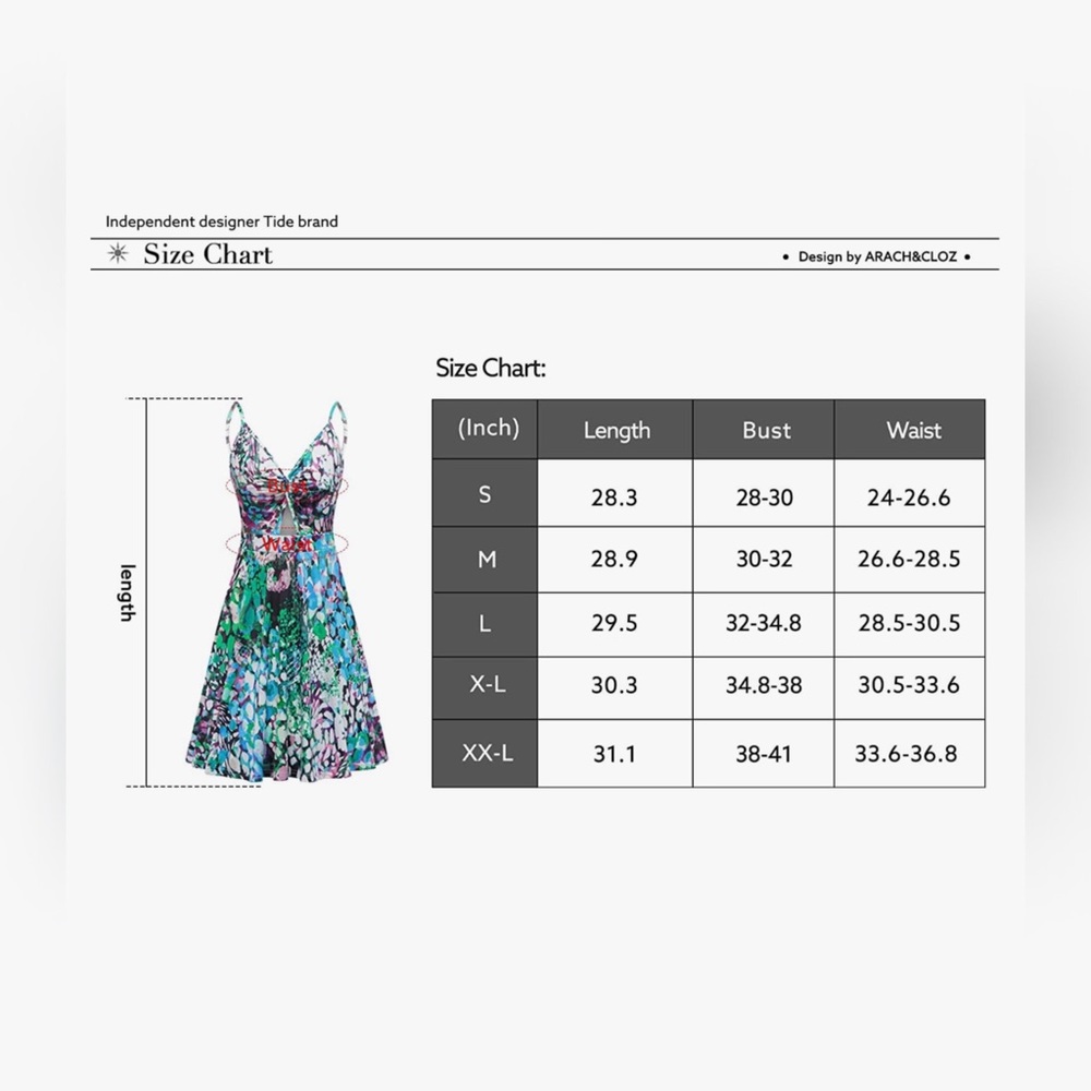 Keyhole Pattern Summer Dress - Picture 3 of 6